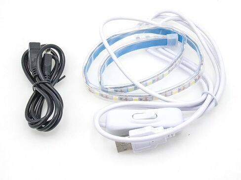 Soundspire Saxophone & Flute Leak Light, 50cm LED Strip + 1m Extension Cable, Woodwind Instrument Repair Tool for Sax, Flute Maintenance in Kuwait