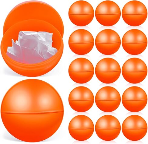 VICASKY Raffle Balls 25pcs 4cm Balls Plastic Hollow Bingo Raffle Round Machine Capsules Game Props for Party Openable Table Activity Pong Raffles Entertainment DIY Outdoor in Kuwait