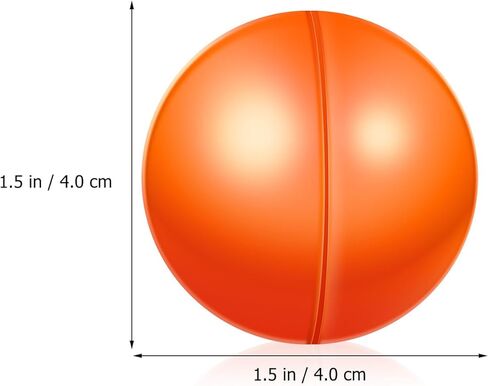 VICASKY Raffle Balls 25pcs 4cm Balls Plastic Hollow Bingo Raffle Round Machine Capsules Game Props for Party Openable Table Activity Pong Raffles Entertainment DIY Outdoor in Kuwait