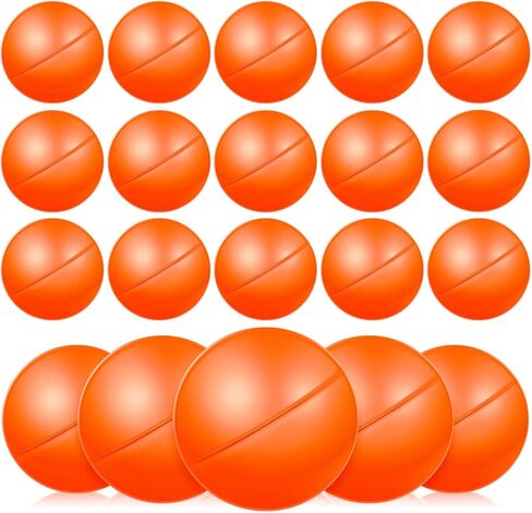 VICASKY Raffle Balls 25pcs 4cm Balls Plastic Hollow Bingo Raffle Round Machine Capsules Game Props for Party Openable Table Activity Pong Raffles Entertainment DIY Outdoor in Kuwait