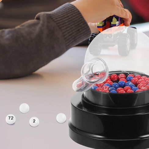 VICASKY Bingo Balls Only Ball Replacement Entertainment Plastic White Machine Tickets Game Boards Raffle Numbers 1-75 Numbered Mini Small 75pcs Props Easy to Find No Fading Lightweight in Kuwait