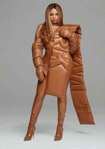 ADIDAS X Ivy Park SKI Gloves, Wild Brown, Large in Saudi Arabia
