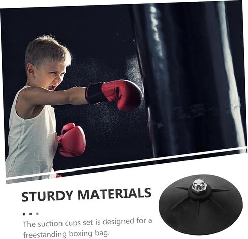 6Pcs Replacement Base with Sturdy Rubber Suction Cups for Freestanding Stability and Safety During Training Sessions in Saudi Arabia