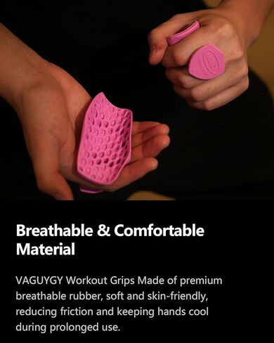 Workout Grips,Rubber Fingerless Gym Gloves, Pull Up Grips for Men Women Crosstraining Palm Grips Hand Protection，Suitable for Gym & Home Workouts, Improves Grip Strength in Saudi Arabia