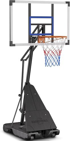 طوق كرة السلة من أسبيست في الهواء الطلق مع لوحة خلفية مقاومة للكسر مقاس 44 بوصة، ونظام هدف كرة السلة قابل للتعديل بطول 5.09-10 أقدام، وحلقة محمولة بعجلات وسهولة التعديل للممر والفناء الخلفي والملعب in Kuwait