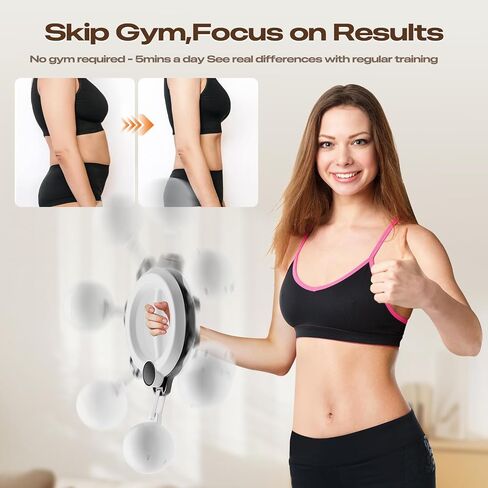 Arm Workout for Women and Men, 360° Hand-Crank Forearm Trainer, Shoulders and Arm Muscle Training Fitness Equipment, Chest Trainer and Forearm and Wrist Hand Exerciser, Home Workout Equipment in Saudi Arabia
