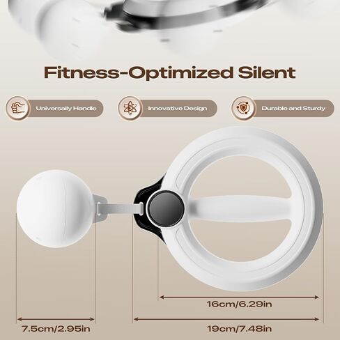 Arm Workout for Women and Men, 360° Hand-Crank Forearm Trainer, Shoulders and Arm Muscle Training Fitness Equipment, Chest Trainer and Forearm and Wrist Hand Exerciser, Home Workout Equipment in Saudi Arabia
