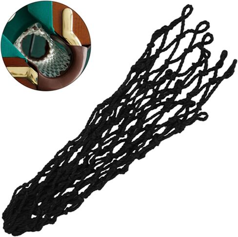 6 قطع جيوب لطاولة البلياردو، جيب لطاولة البلياردو، ملحقات جيب شبكي لطاولة البلياردو، عمر خدمة طويل للبلياردو (أسود) in Saudi Arabia