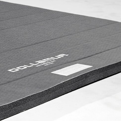 Dollamur 5'x10'x1.25" Martial Arts Mat, Black, Tatami, Jiu Jitsu BJJ MMA Judo Mat, Wrestling Mat in Kuwait