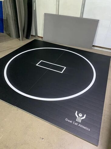 Great Call Athletics | 10’ x 10’ Wrestling Mat 1.25" Thick Collegiate Quality Thick Flexi Roll Jiu Jitsu Mats Home bjj Tape in Saudi Arabia
