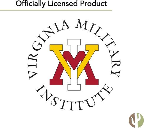 ربطة عنق من Desert Cactus Virginia Military Institute Tie Keydets VMI 100% بوليستر مع شعار مرخص رسميًا (النمط A) in Saudi Arabia