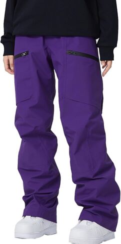 GS SNOWING Women's Insulated Snow Ski Pants Snowboarding Skiing Bibs Waterproof Windproof Hiking Outdoor Pants in Saudi Arabia