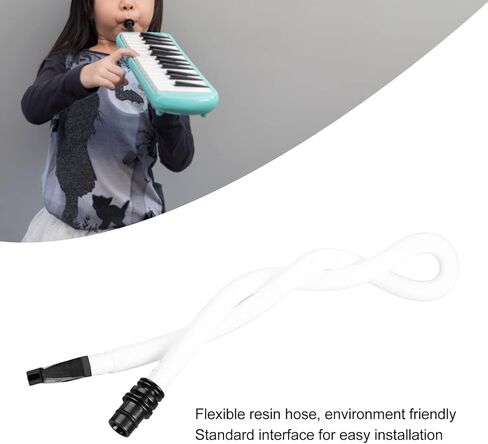 Pilipane 32 37 Key Melodica Mouth Organ Hose Flexible Durable Plastic Tube with Mouthpiece for Pianica Musical Instrument Accessories 57cm Length in Saudi Arabia