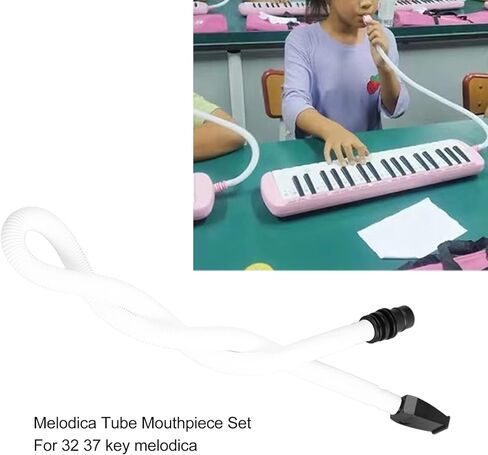 Pilipane 32 37 Key Melodica Mouth Organ Hose Flexible Durable Plastic Tube with Mouthpiece for Pianica Musical Instrument Accessories 57cm Length in Saudi Arabia