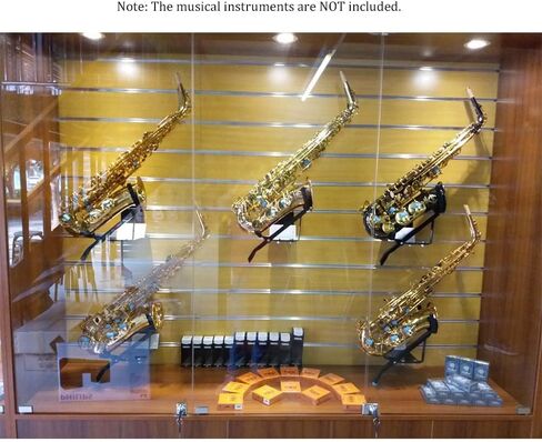 Wall-mounted Alto Tenor Saxophone Stand Sax Holder Saxophone Display Shelf Display Rack Saxophone Hanger Saxophone Accessory in Saudi Arabia