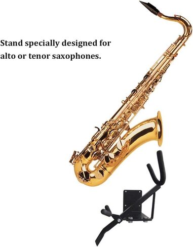 Wall-mounted Alto Tenor Saxophone Stand Sax Holder Saxophone Display Shelf Display Rack Saxophone Hanger Saxophone Accessory in Saudi Arabia