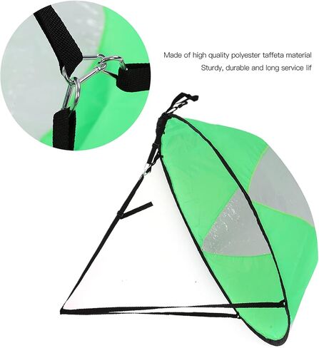 EVTSCAN Kayak Sails, 43 Inch Foldable Downwind Windsurfing Sails Kit Upwind Wind Paddle Sail for Kayak Boat Sailboat Canoe in Kuwait