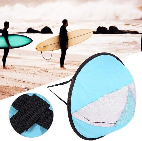 EVTSCAN Kayak Sails, 43 Inch Foldable Downwind Windsurfing Sails Kit Upwind Wind Paddle Sail for Kayak Boat Sailboat Canoe in Kuwait