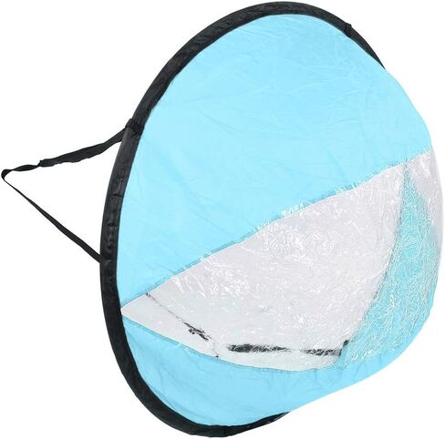 EVTSCAN Kayak Sails, 43 Inch Foldable Downwind Windsurfing Sails Kit Upwind Wind Paddle Sail for Kayak Boat Sailboat Canoe in Kuwait