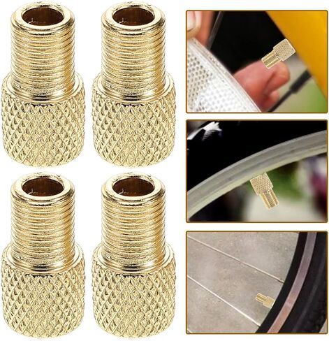 HANABASS Bike Valve Adapter Presta to Valve Stem Converter Compact Aluminum Alloy for Bicycle Tire Inflation Pump Connector in Saudi Arabia