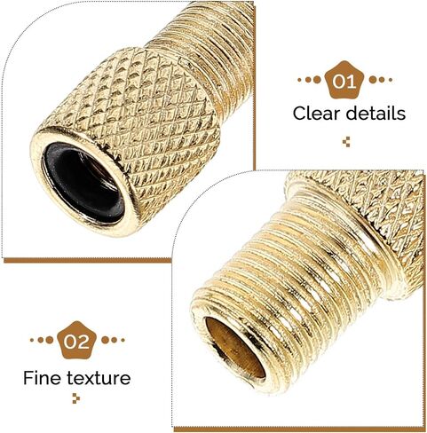 HANABASS Bike Valve Adapter Presta to Valve Stem Converter Compact Aluminum Alloy for Bicycle Tire Inflation Pump Connector in Saudi Arabia