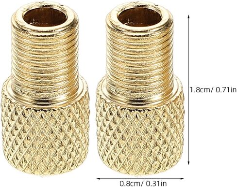 HANABASS Bike Valve Adapter Presta to Valve Stem Converter Compact Aluminum Alloy for Bicycle Tire Inflation Pump Connector in Saudi Arabia