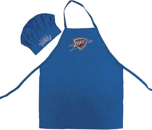 قبعة ومئزر طاهٍ من Pro Specialities Group Oklahoma City Thunder، مقاس واحد، ألوان الفريق in Saudi Arabia