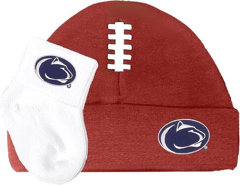 Penn State Nittany Lions Football Cap and Socks Baby Set: 2 Piece, 0-6 Months in Saudi Arabia