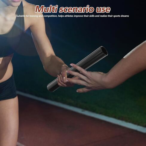 3pcs Relay Baton: Field Race Baton Track Aluminum Alloy Sticks for Students Office Clark Outdoor Running Practice Athlete Equipment in Saudi Arabia