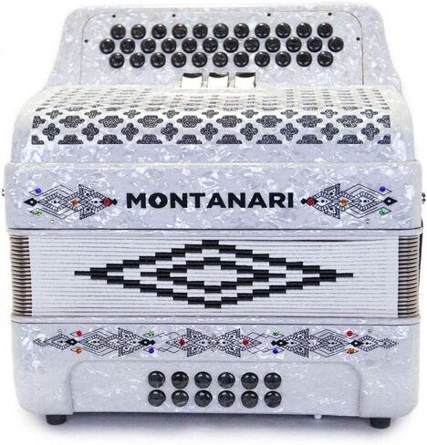 Montanari 3412 3S Accordion GCF White Accordion in Saudi Arabia