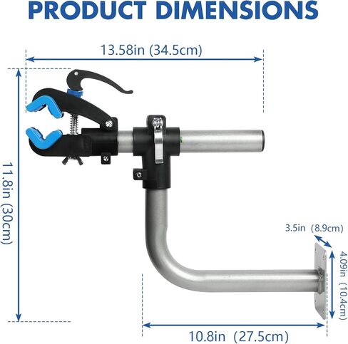 حامل إصلاح الدراجة، رف تثبيت على الحائط، رف صيانة الدراجة للدراجات على الطرق والجبل مع دعامة منحنية in Kuwait