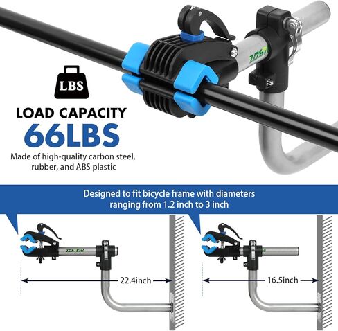 حامل إصلاح الدراجة، رف تثبيت على الحائط، رف صيانة الدراجة للدراجات على الطرق والجبل مع دعامة منحنية in Kuwait