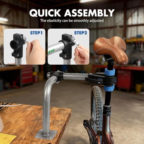 حامل إصلاح الدراجة، رف تثبيت على الحائط، رف صيانة الدراجة للدراجات على الطرق والجبل مع دعامة منحنية in Kuwait