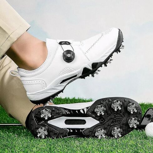 31 pcs 6 mm Golf Spikes for Any Shoe Includes 30 Pcs Golf Spikes Replacement with 1 Black Spanner, Golf Shoe Spikes Replacements for Use on Lawns or Course in Saudi Arabia