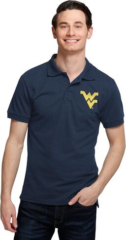 FOCO Men's NCAA College Team Logo Casual Color Polo Short Sleeve Shirt in Saudi Arabia