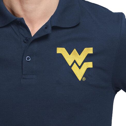 FOCO Men's NCAA College Team Logo Casual Color Polo Short Sleeve Shirt in Saudi Arabia