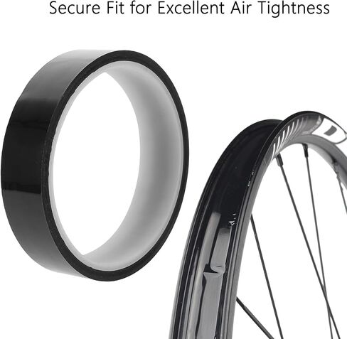 Heavy-Duty Tubeless Rim Tape Roll for Bicycles – 10m Length, Multiple Widths (21mm-35mm) – High-Stick Rubber Adhesive for Road/MTB/Hybrid Wheels Tape in Saudi Arabia