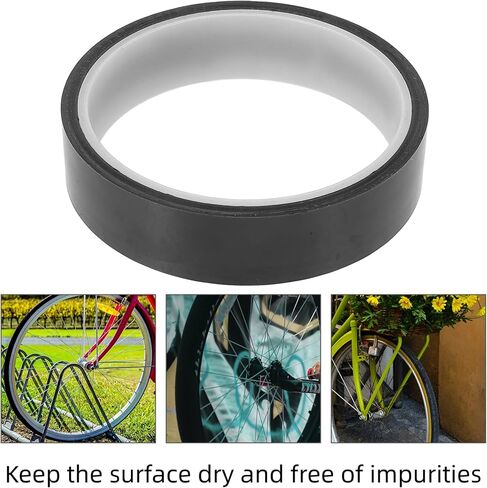 Heavy-Duty Tubeless Rim Tape Roll for Bicycles – 10m Length, Multiple Widths (21mm-35mm) – High-Stick Rubber Adhesive for Road/MTB/Hybrid Wheels Tape in Saudi Arabia