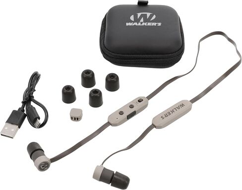 Walker's Shooting Training Protection 29 DB Omni-Directional Microphone Rope Hearing Enhancer Earbuds in Kuwait