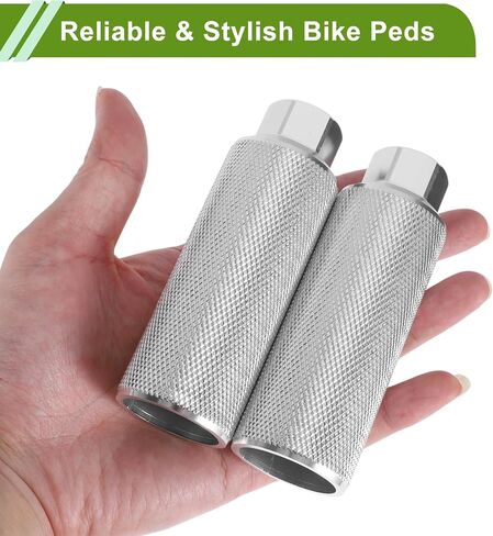 4 قطعة سبائك الألومنيوم المضادة للانزلاق أوتاد الدراجة 110 مللي متر طول المقاعد الخلفية دراجة تقف أوتاد القدم الدراجات 3/8 بوصة محاور in Saudi Arabia