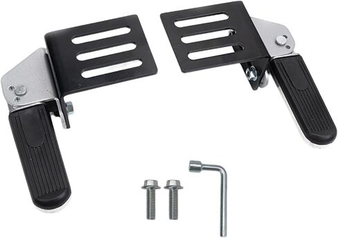 2X Electric Bike Folding Pegs for Foot Non Slip Footrest Foldable Pedals Front Foot Pegs in Saudi Arabia