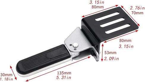 2X Electric Bike Folding Pegs for Foot Non Slip Footrest Foldable Pedals Front Foot Pegs in Saudi Arabia