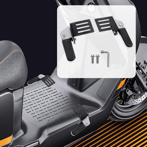 2X Electric Bike Folding Pegs for Foot Non Slip Footrest Foldable Pedals Front Foot Pegs in Saudi Arabia