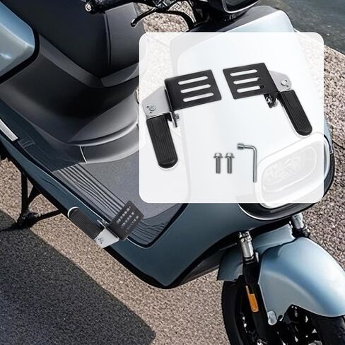 2X Electric Bike Folding Pegs for Foot Non Slip Footrest Foldable Pedals Front Foot Pegs in Saudi Arabia
