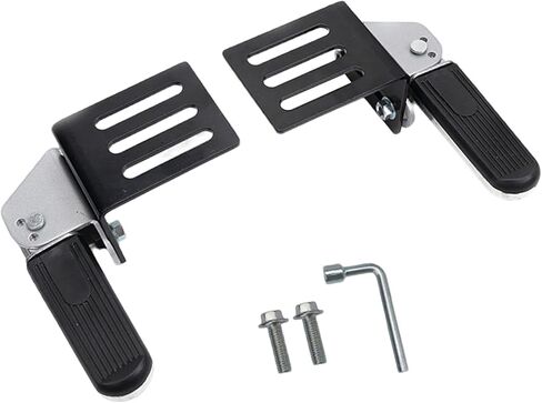 2X Electric Bike Folding Pegs for Foot Non Slip Footrest Foldable Pedals Front Foot Pegs in Saudi Arabia