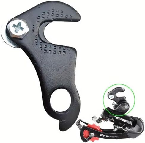 2Pcs Bike Rear Derailleur Hanger Bike Bicycle MTB Rear Gear Mech Derailleur Hanger Dropout Convertor Adapter in Saudi Arabia