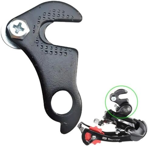 2Pcs Bike Rear Derailleur Hanger Bike Bicycle MTB Rear Gear Mech Derailleur Hanger Dropout Convertor Adapter in Saudi Arabia