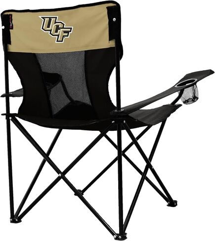 كرسي النخبة من العلامات التجارية NCAA Central Florida Golden Knights، كرسي للكبار للجنسين مع حامل كوبين، مقاس واحد، لون الفريق in Saudi Arabia