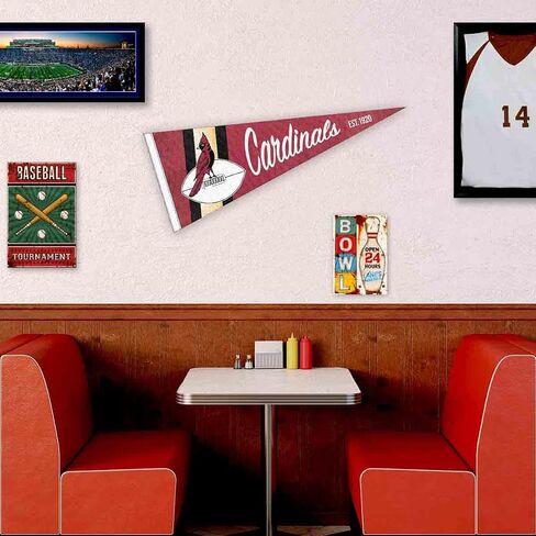 Arizona Cardinals Throwback Vintage Retro Pennant Flag in Saudi Arabia