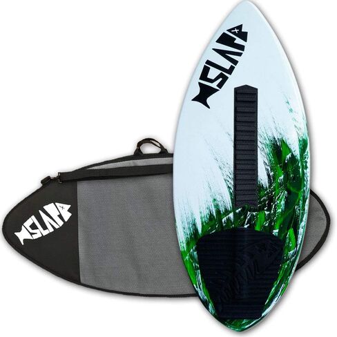 USA Made 41" Slapfish Skimboard - Fiberglass & Carbon - Riders up to 140 lbs - with Traction Deck Grip - Kids & Adults - 4 Colors in Saudi Arabia